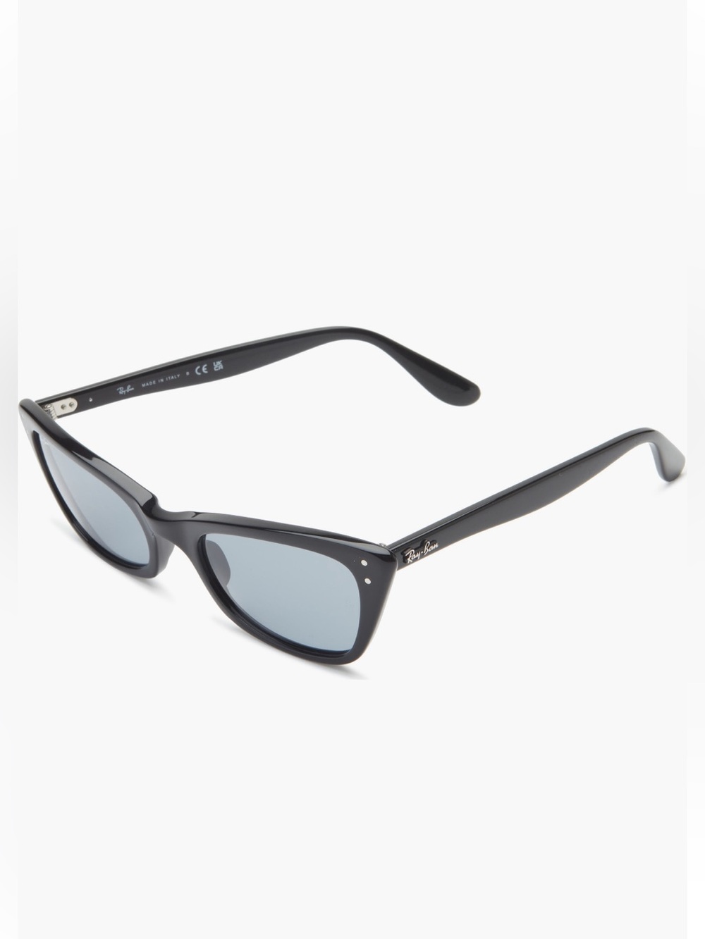 NWT Ray-Ban blue/black Lady Burbank Cat Eye Sunglasses 52mm - Picture 7 of 12